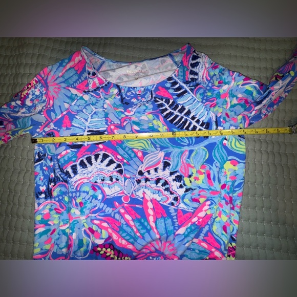 Lilly Pulitzer Women’s Knot Front Tunic Top – Long Sleeve – Size Small EUC - Picture 3 of 11